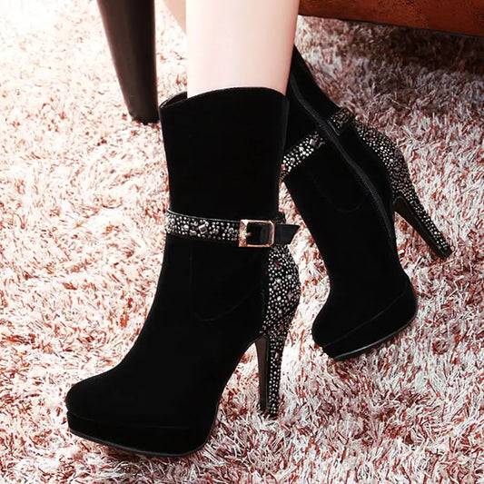Sexy Knight High Heel Pointed Toe Boots